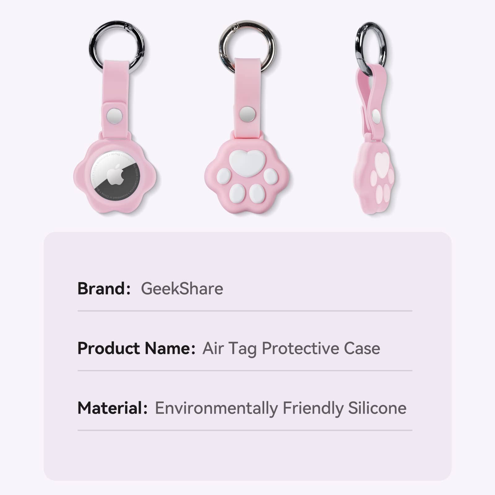 Cat Paw Design Protective  Case for Apple AirTag