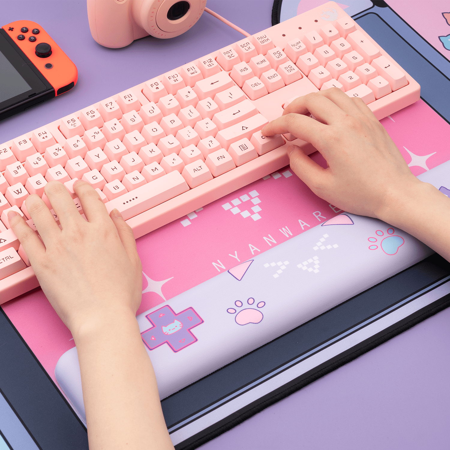 GeekShare Cat Ears Big Mouse Pad