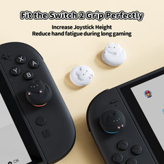 GeekShare Kitty Bun Thumb Grip Caps for Switch 2