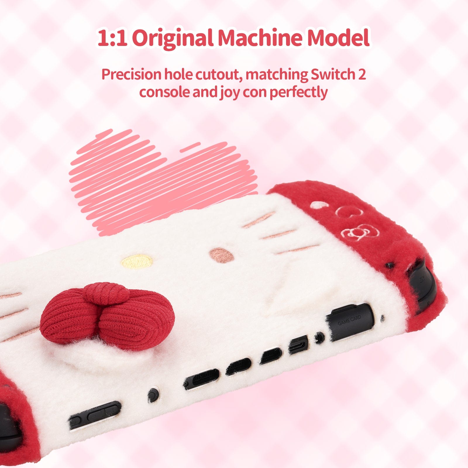 Geekshare x Sanrio Series Plush Protective Case for switch 2