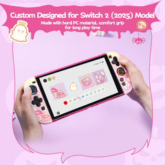 GeekShare Patch Cute Doll Modular Hollow Protective Case for Switch 2