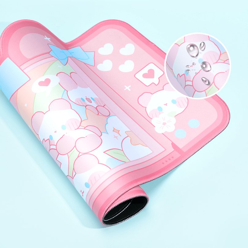 GeekShare Frog & Sakura Bunny Mouse Pad