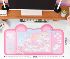 GeekShare Frog & Sakura Bunny Mouse Pad