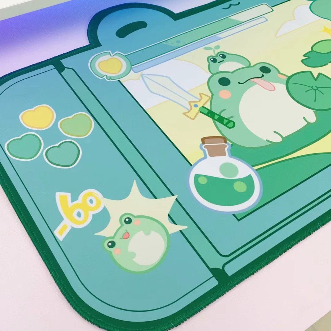GeekShare Frog & Sakura Bunny Mouse Pad