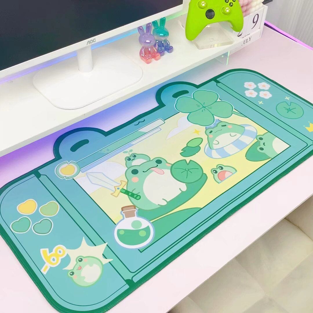 GeekShare Frog & Sakura Bunny Mouse Pad