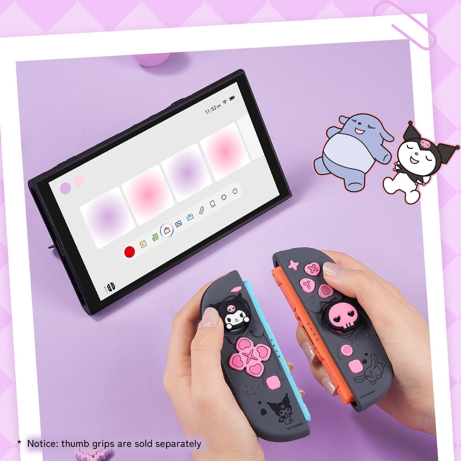 GeekShare x Sanrio  Sweet Ice Cream Silicone Grip Cover for Switch 2