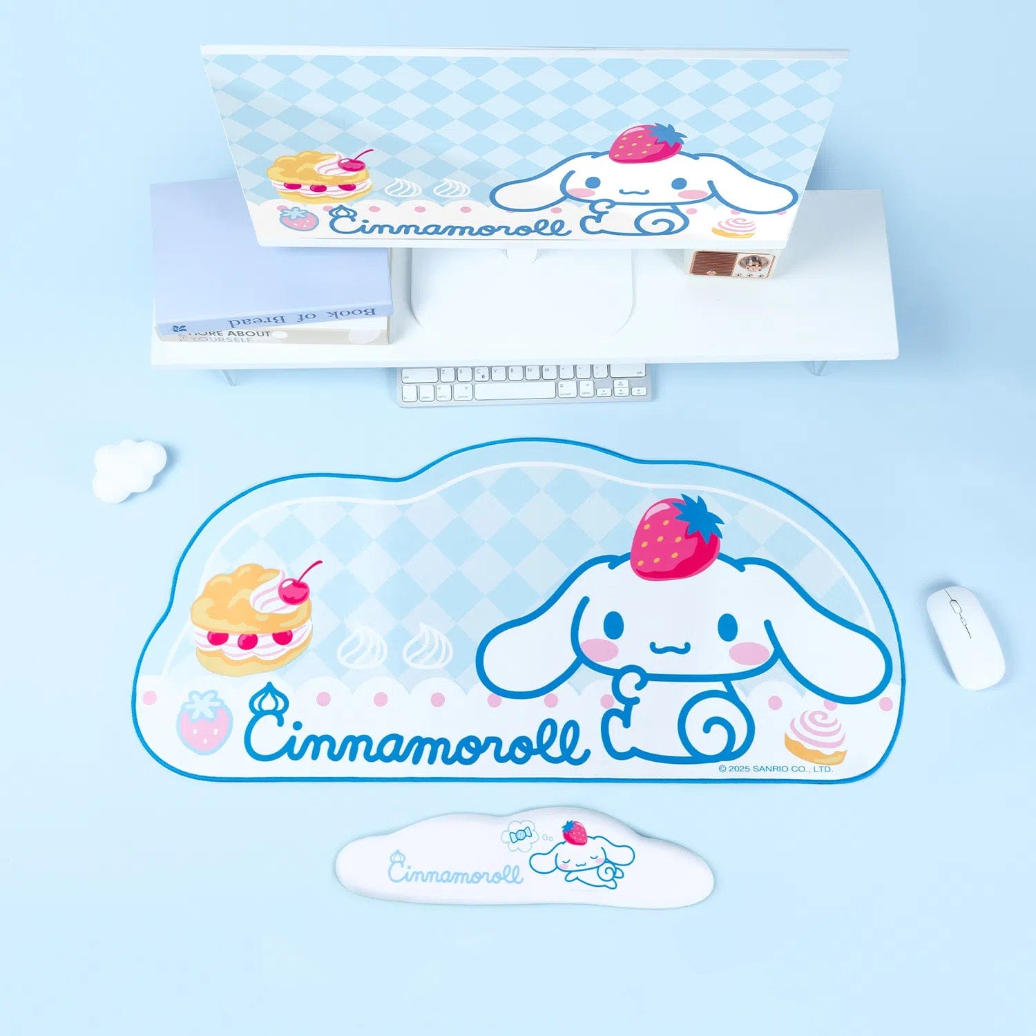 GeekShare x Sanrio Cinnamoroll Mousepads & Wrist Rest