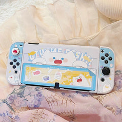 GeekShare BoBo Cat Protective Case for Switch OLED & Thumb Grips