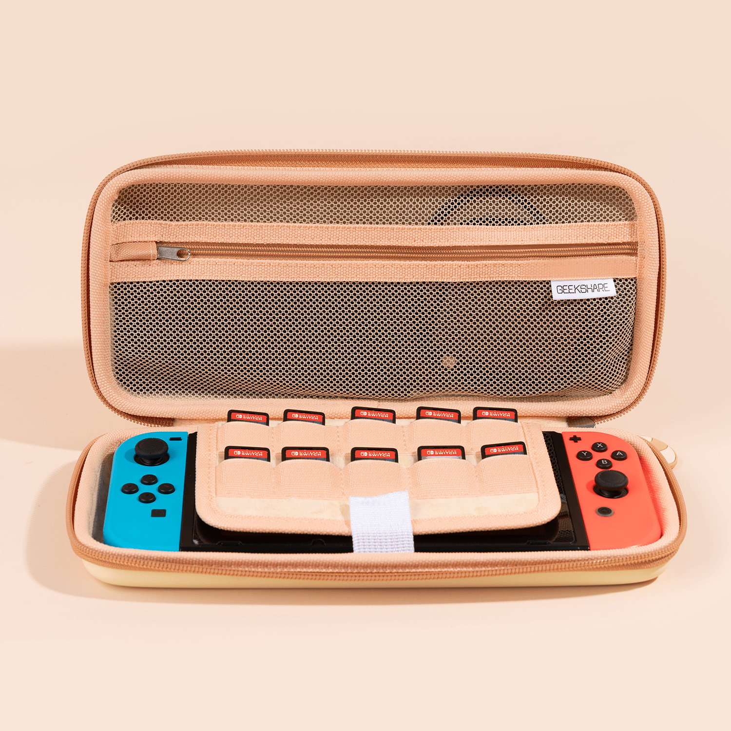 GeekShare Calico Cat Carrying Case for Switch 2&Switch&OLED
