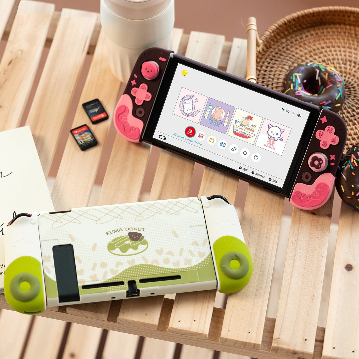 GeekShare Kuma Donut Silicone Protective Case