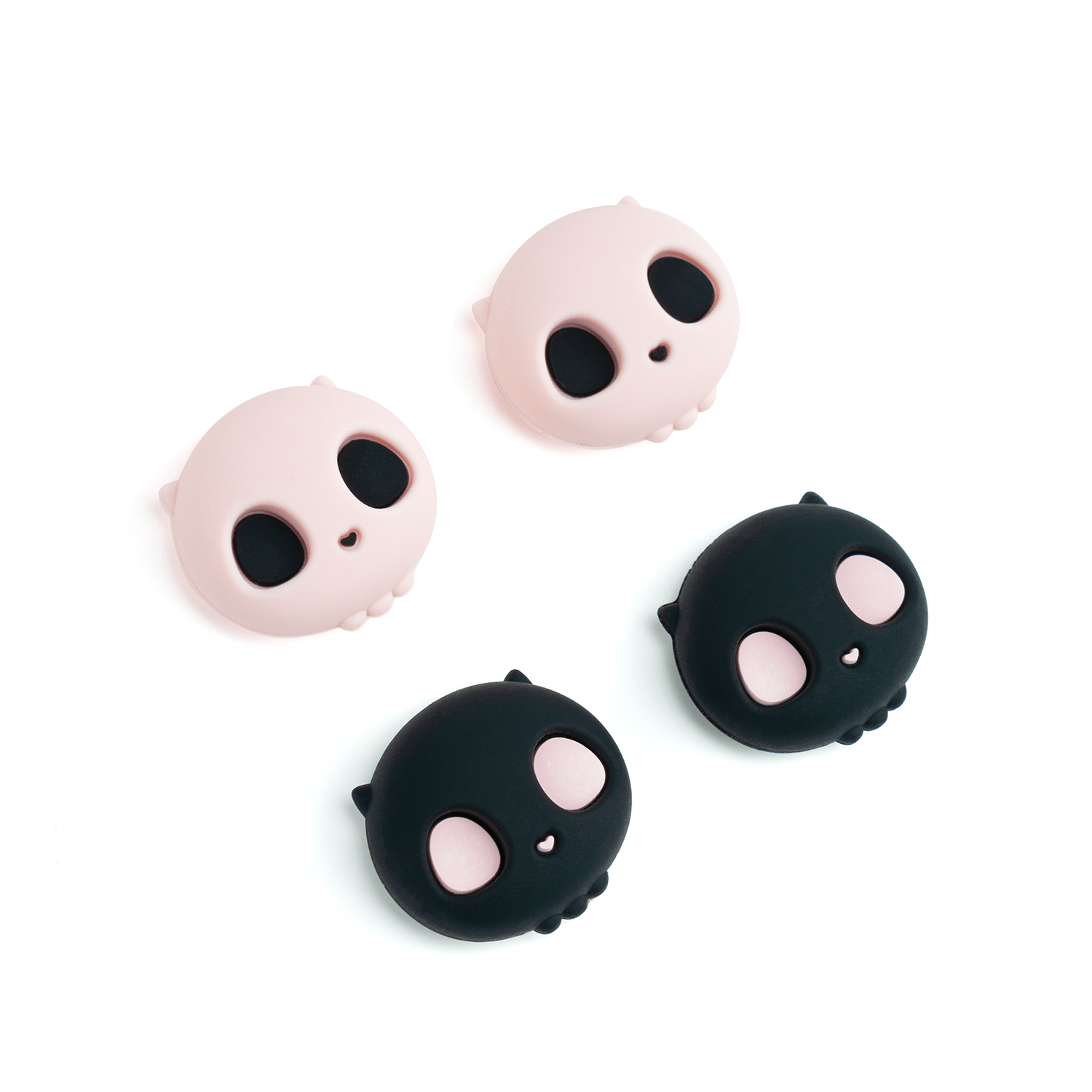 GeekShare Pink Skull Thumb Grips for Switch/PS4/PS5/XBOX/Switch 2