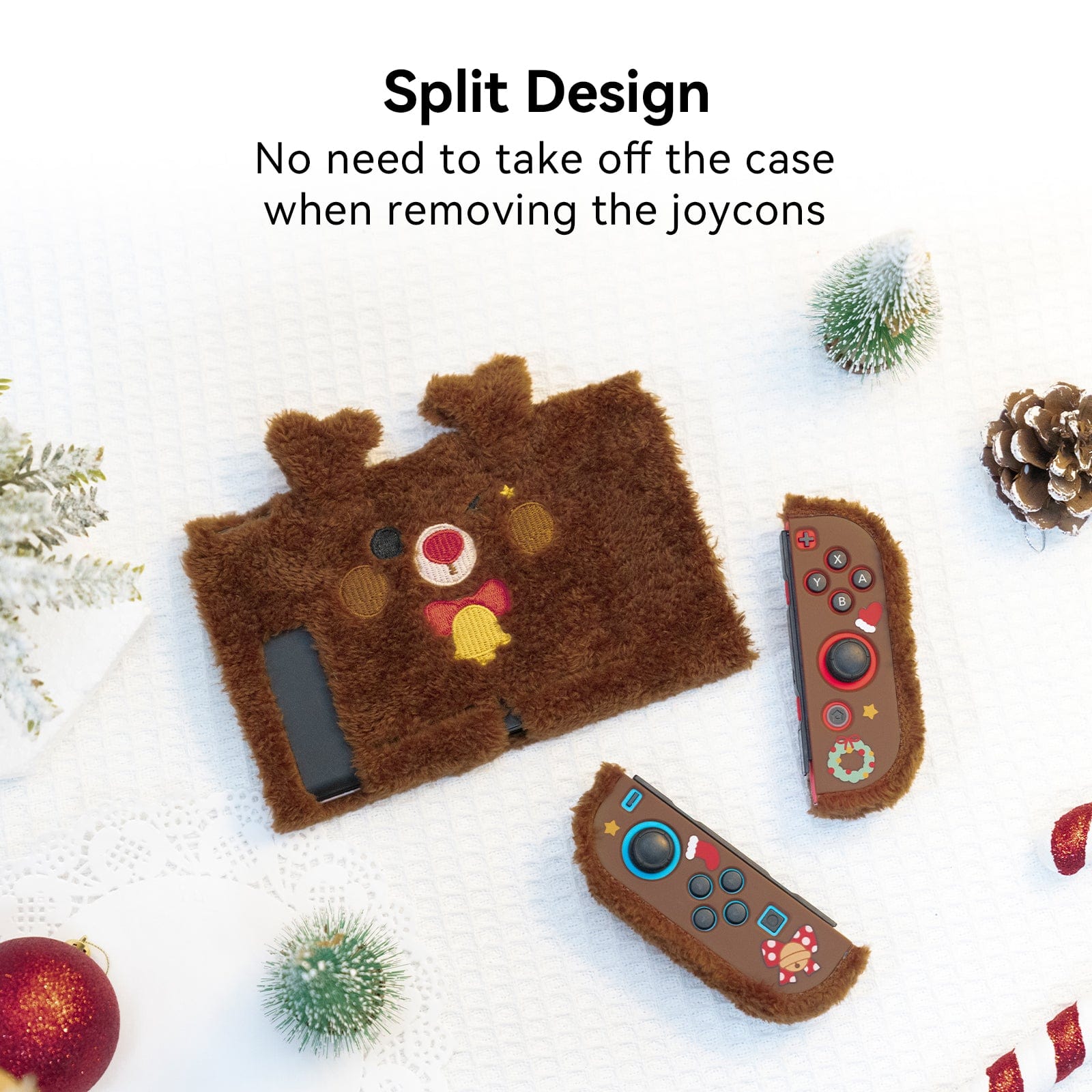 GeekShare Plush Reindeer Protective Case