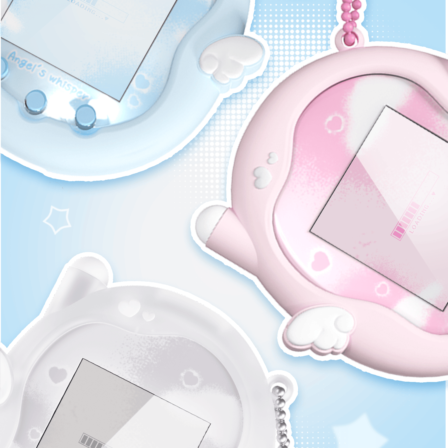 GeekShare Tamagotchi Uni Case - Angel Whisper Wing