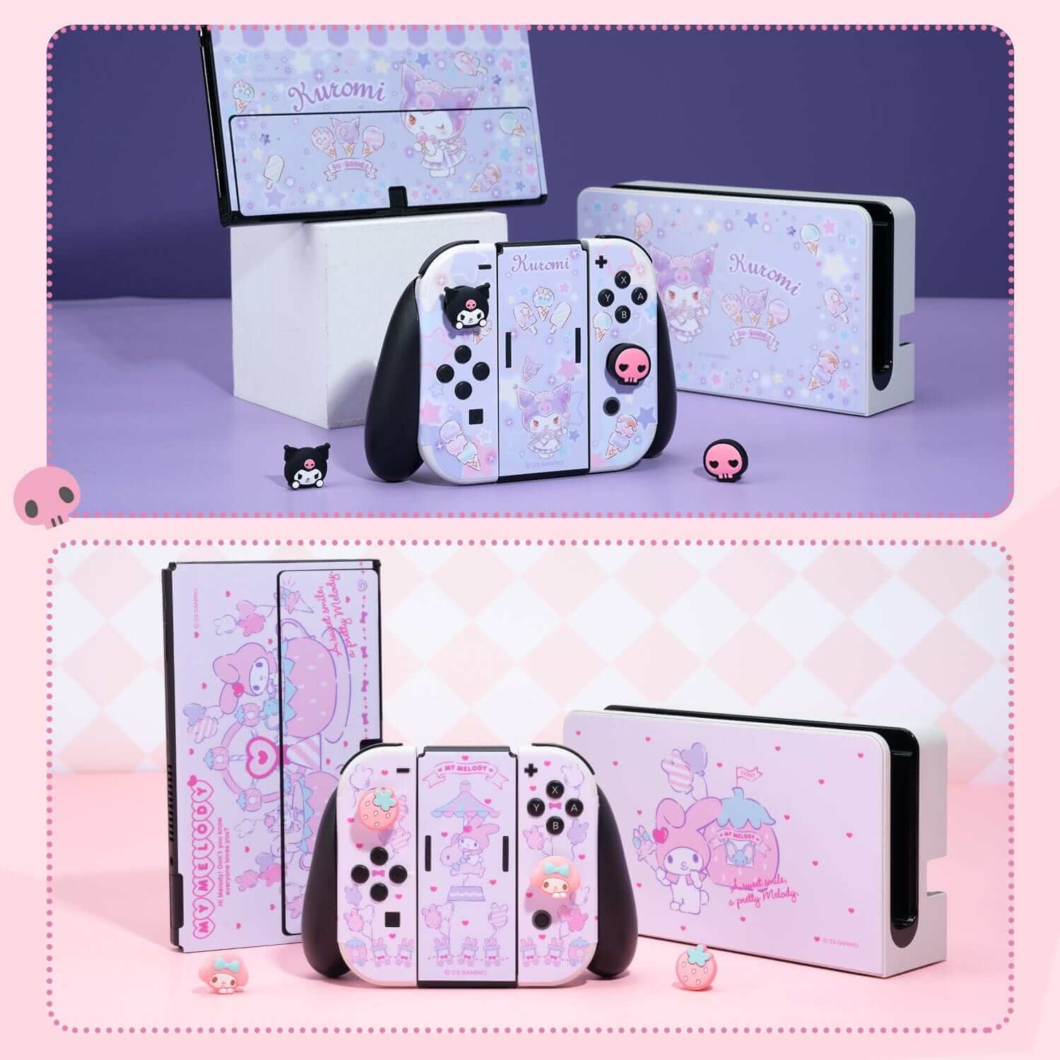 GeekShare x Sanrio Switch & OLED Stickers
