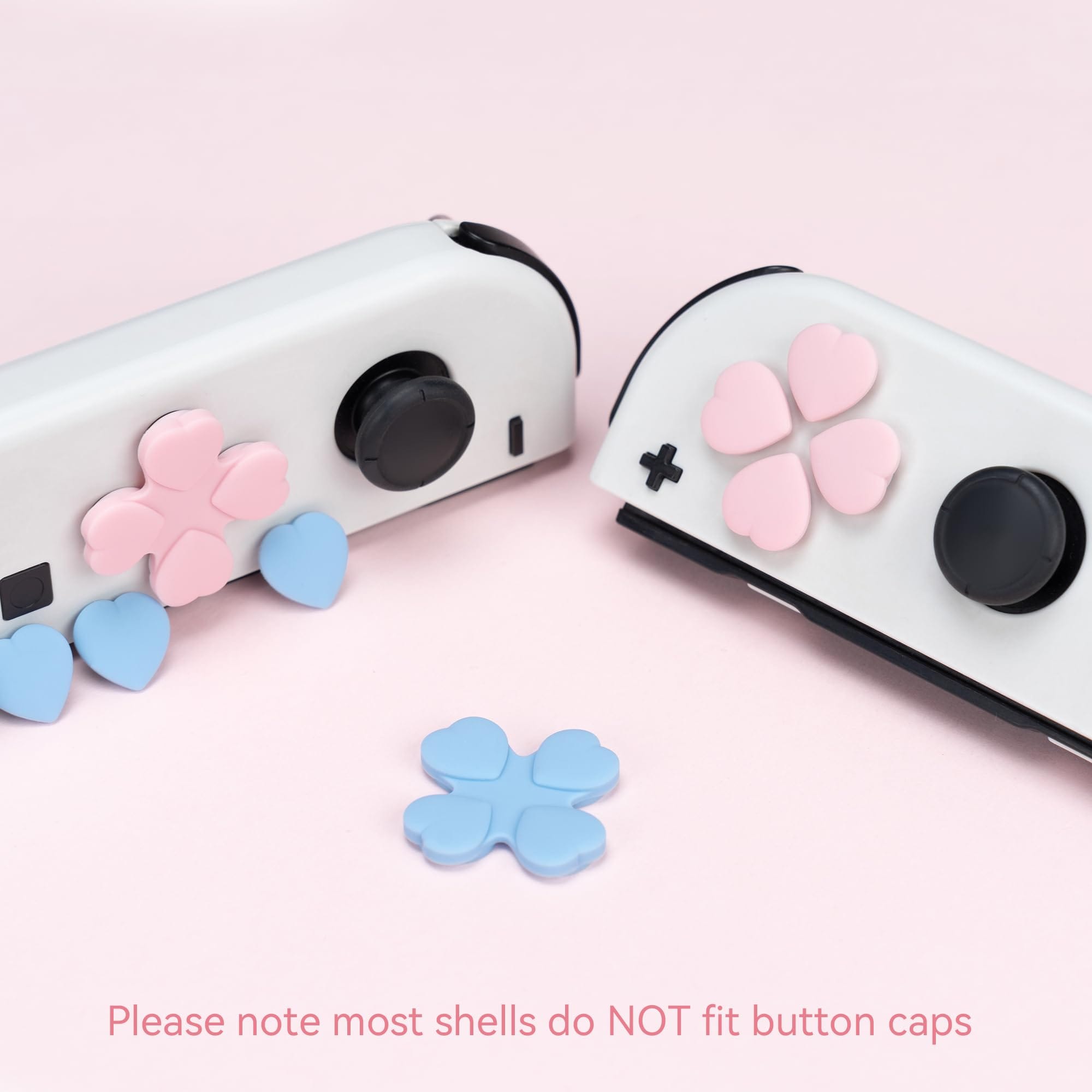GeekShare Heart Button Caps for Nintendo Switch