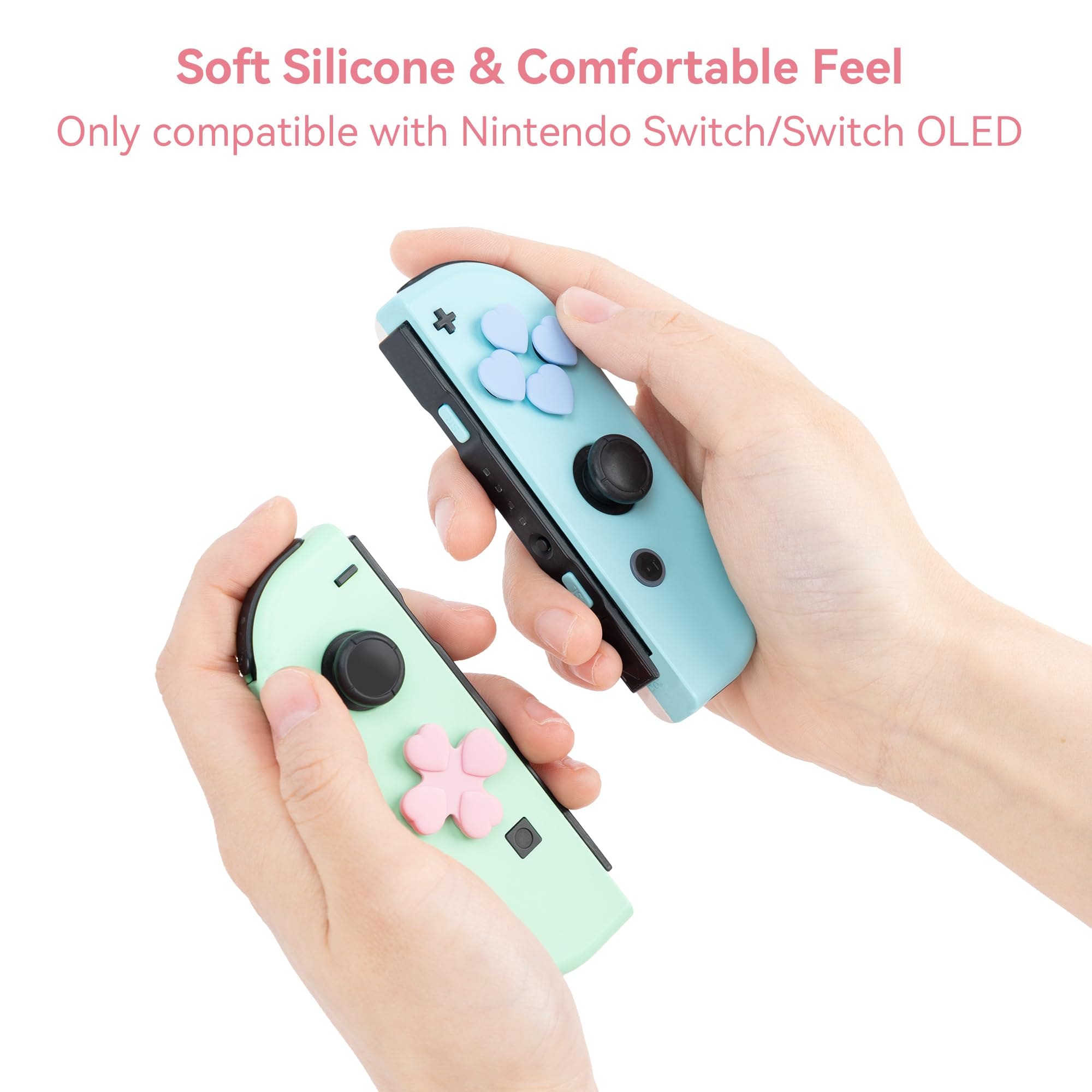 GeekShare Heart Button Caps for Nintendo Switch