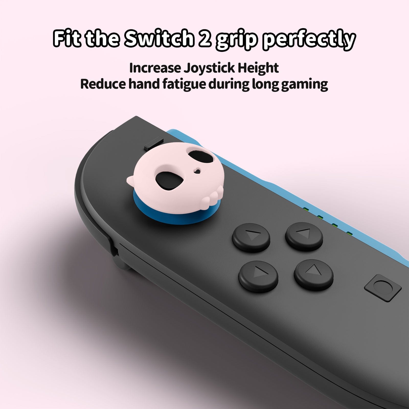 GeekShare Pink Skull Thumb Grips for Switch/PS4/PS5/XBOX/Switch 2