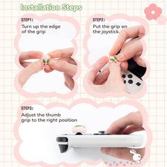 GeekShare Rabbit Daifuku Thumb Grip Caps for switch/oled/lite