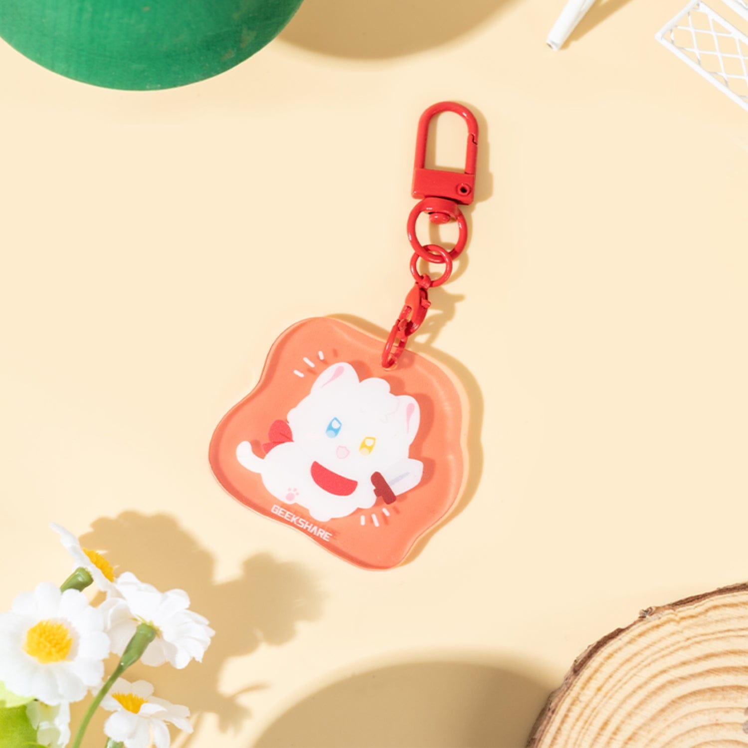 🎄Spend $40 or More, Get 2 Bonus GEKU Brave Team Acrylic Charms (Blue & Pink).✨